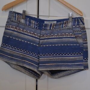 Joie ---Embroidered Blue Shorts size 6